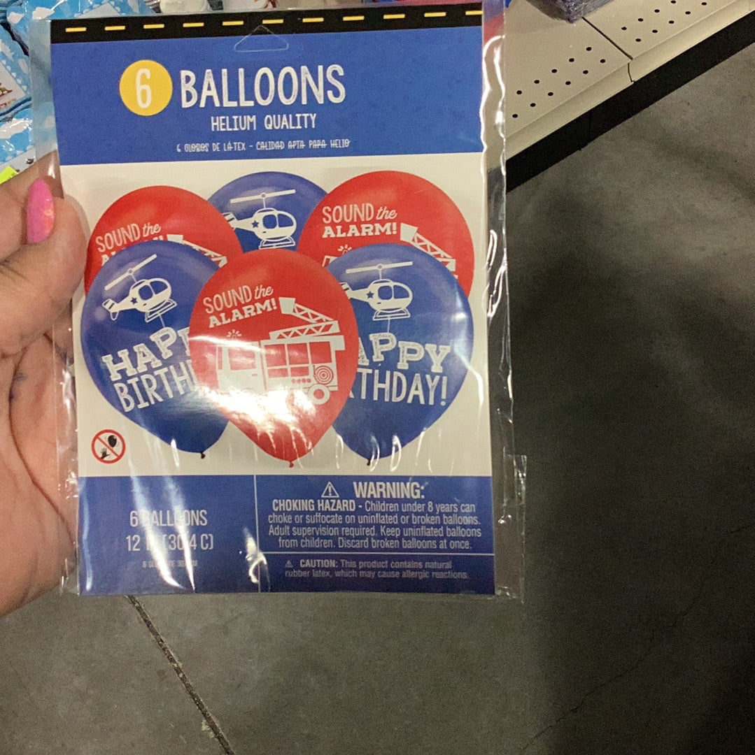 FIRST RESPONDER LATEX BALLOONS