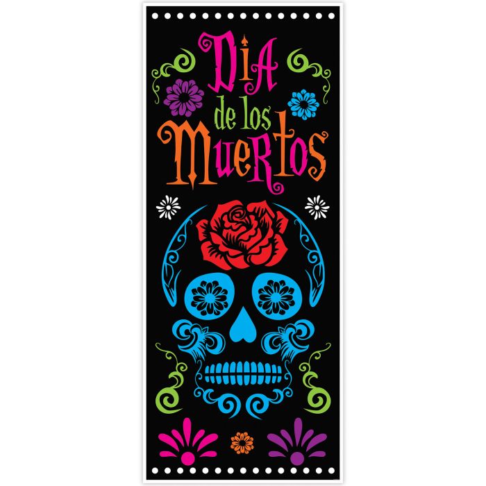 Door Cover "Day of The Dead" 6ft (x1u)