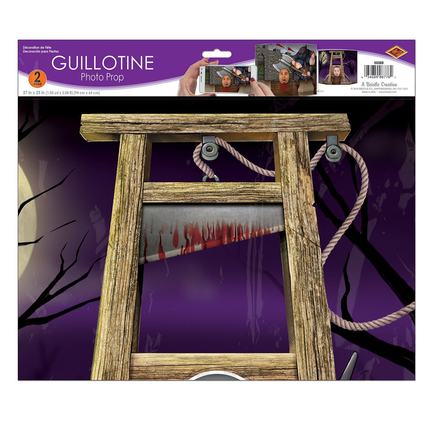 Halloween Guillotine Photo Prop (x2u)