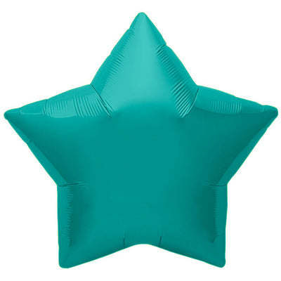 22" Northstar Brand Teal Star Foil Balloon