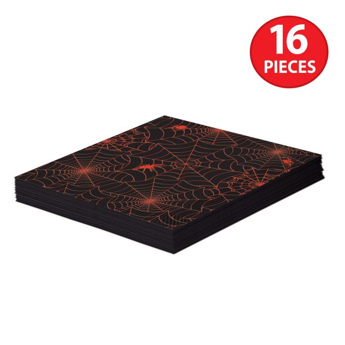Spider Web Luncheon Napkins (x16u)