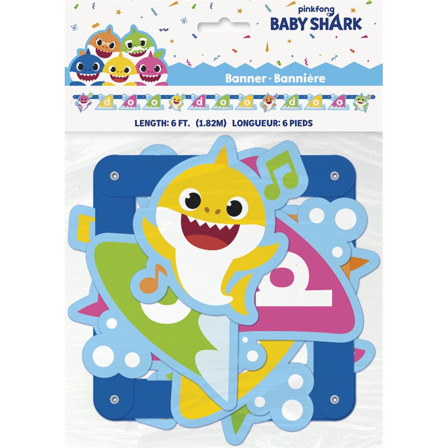 Banner Baby Shark 6ft (x1u)