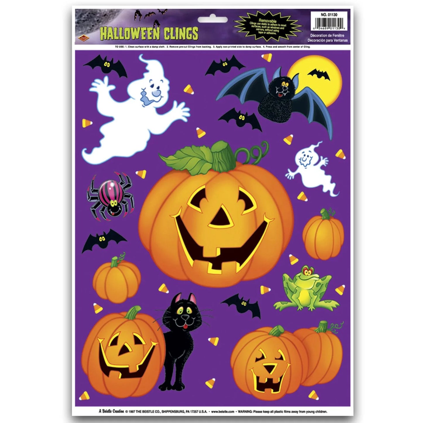 Halloween Clings Pumkpin