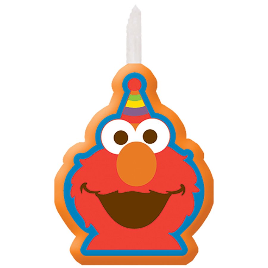 Elmo One Candle Set (x4u)