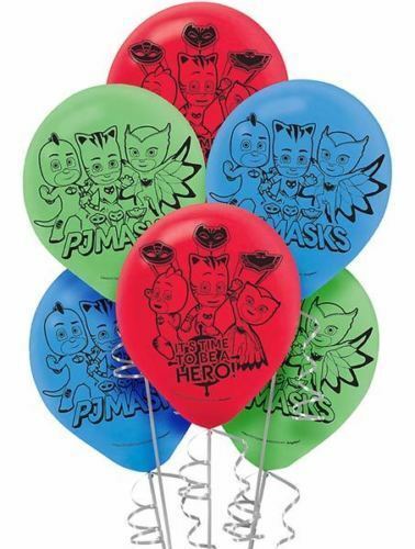 PJ Masks Latex Balloons (6pc)