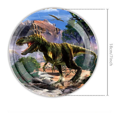 Jurassic World Platos 7" (x10)