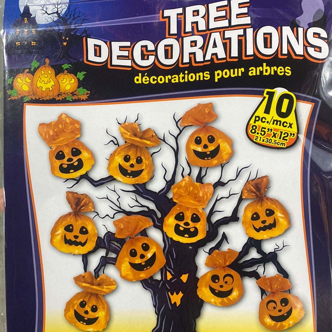 Pumpkin Bags Tree Decoration