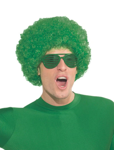 WIG-AFRO GREEN