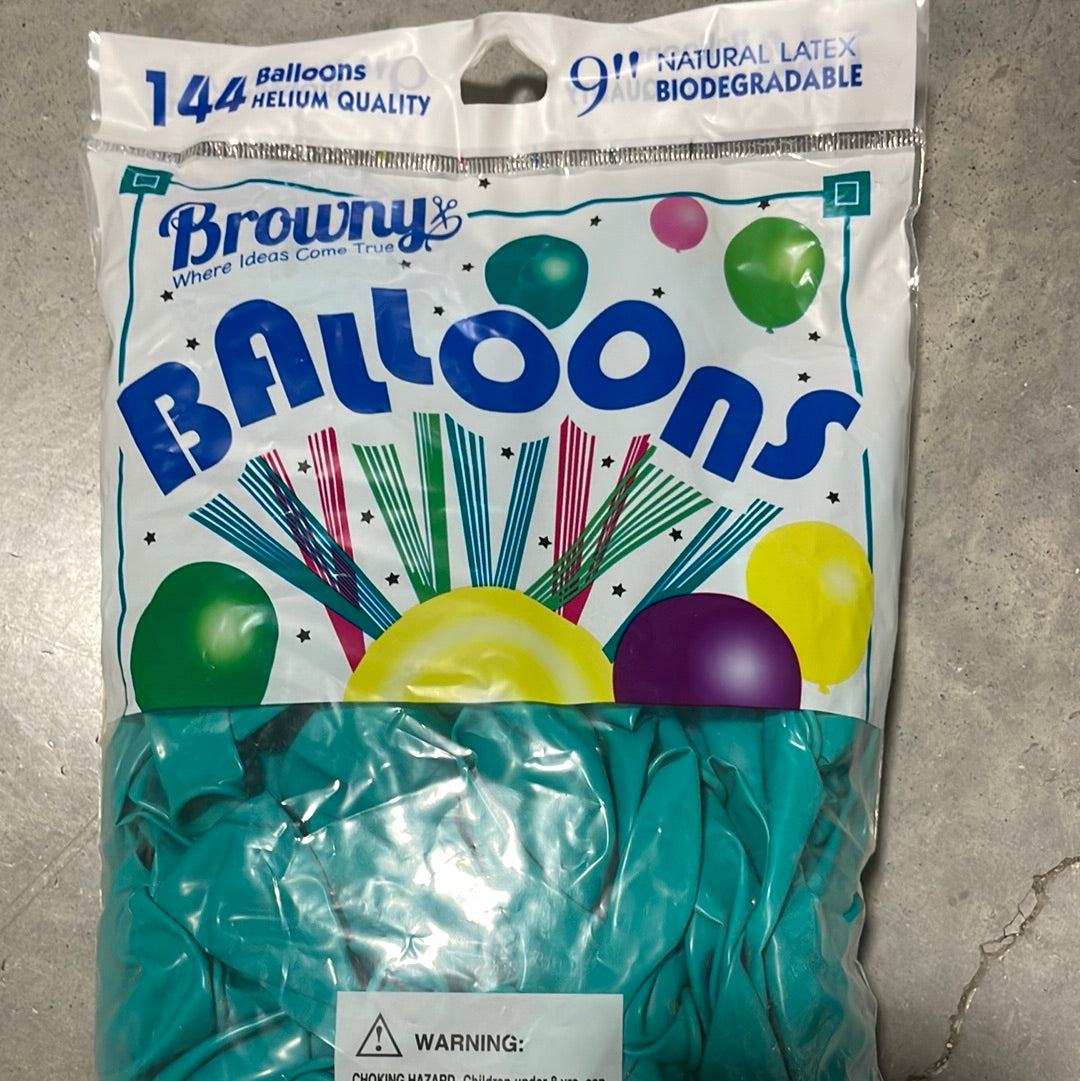 Globo 9” 144pcs - Tiffany Blue