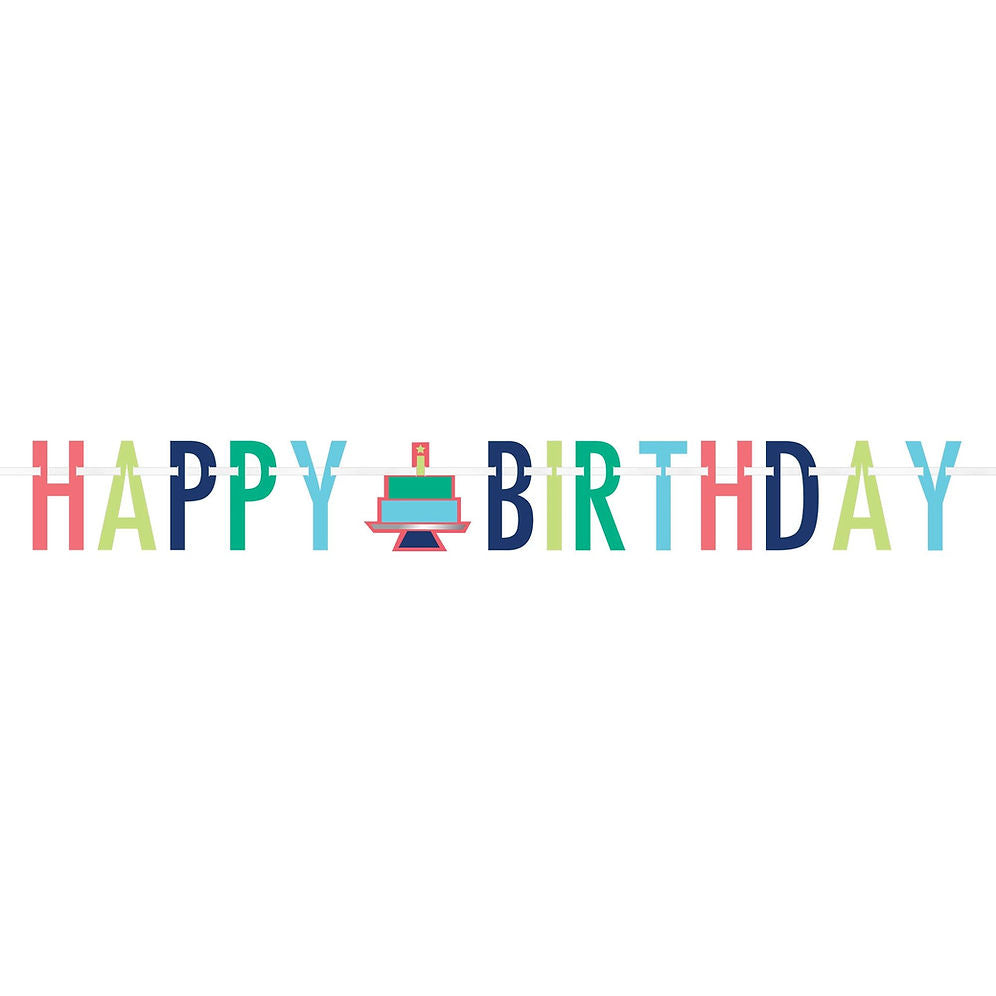 Modern Birthday Letter Banner (x1u)