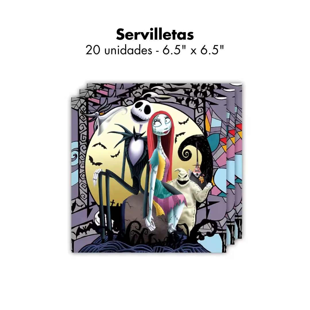 Servilletas Jack Nightmare before Christmas (x20u)
