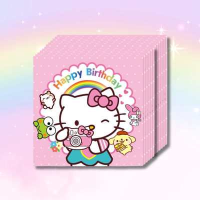 Hello kitty Photo Servilletas (x20u)