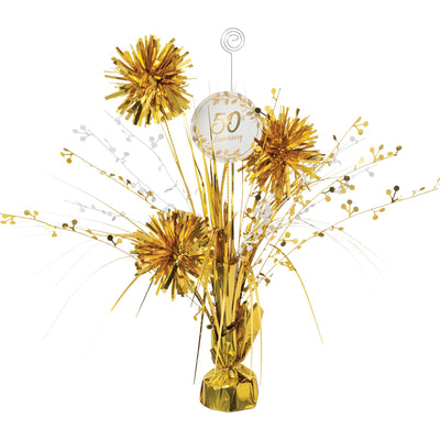 Happy 50th Anniversary Spray Centerpiece