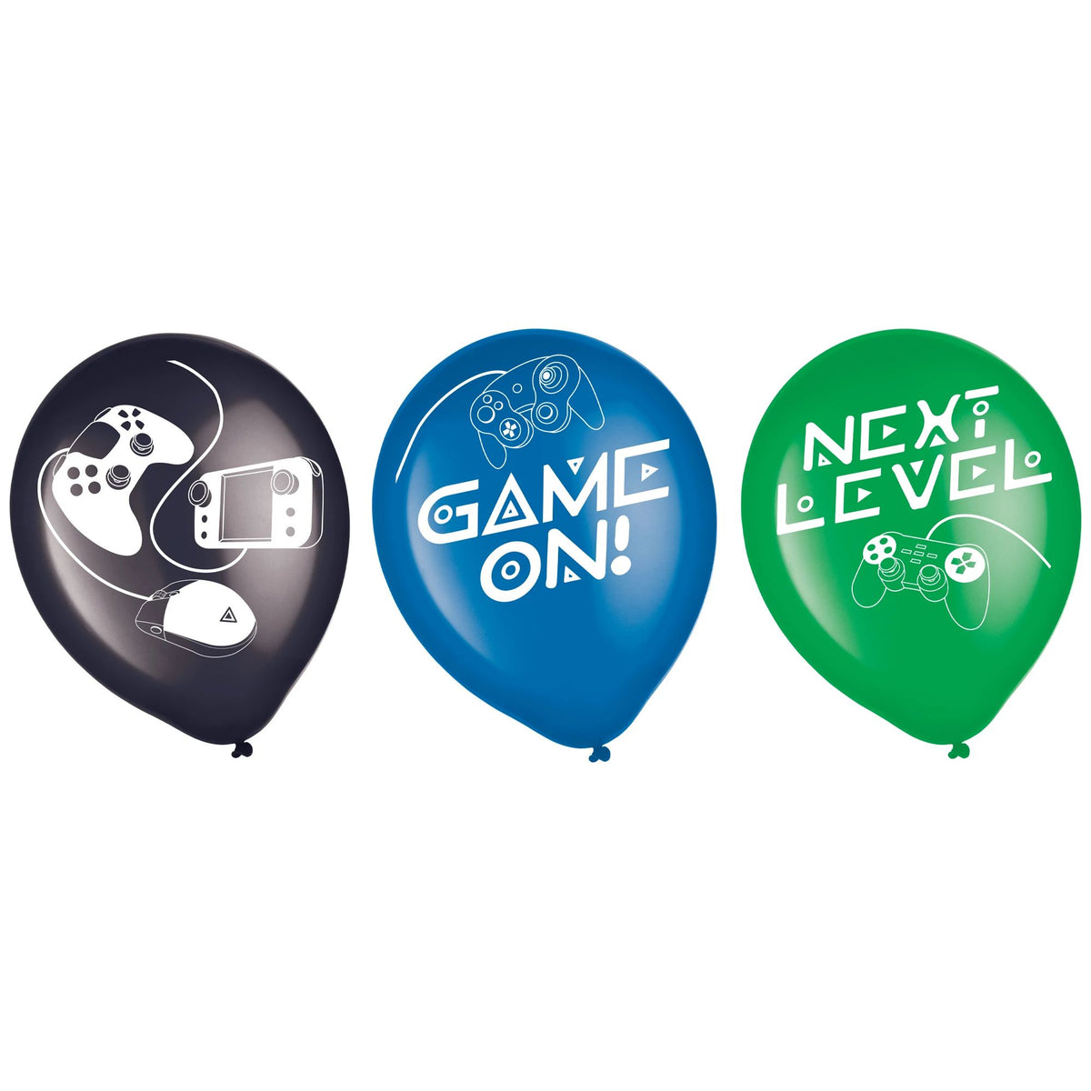 Game On! Latex Balloons 12" (x6u)