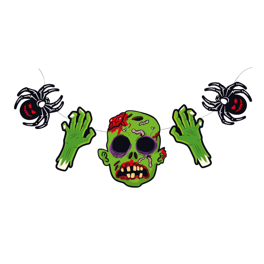Letrero Temporada Halloween Zombie (x1u)