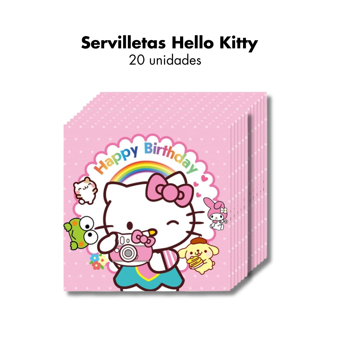 Hello kitty Photo Servilletas (x20u)