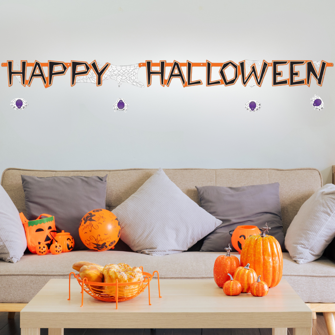 Happy Halloween Banner 10x72" (x1u)