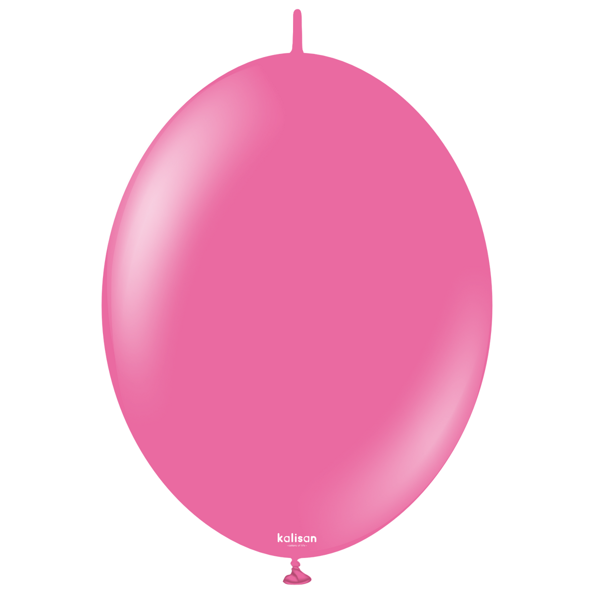 12" Kalisan Brand Linking Latex Balloons K-Link Standard Fuchsia (50 Per Bag)
