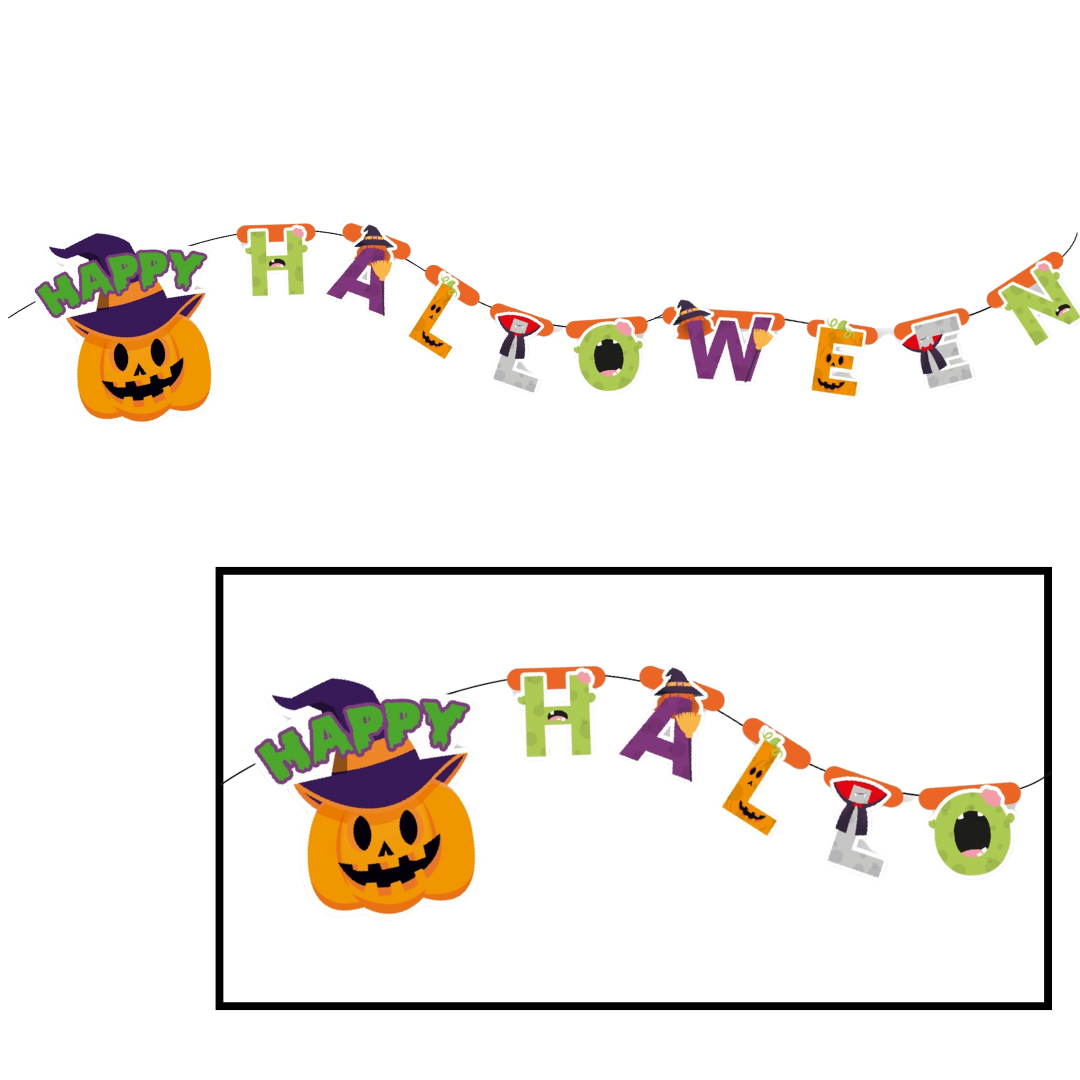 Letrero Halloween Calabaza (x1u)