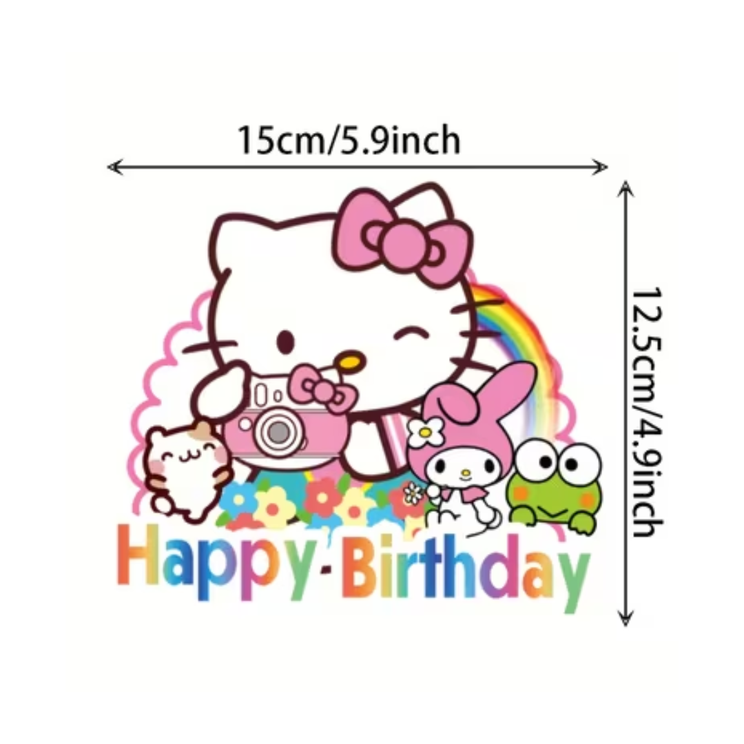 Hello Kitty Photo Cake Topper (x1u)