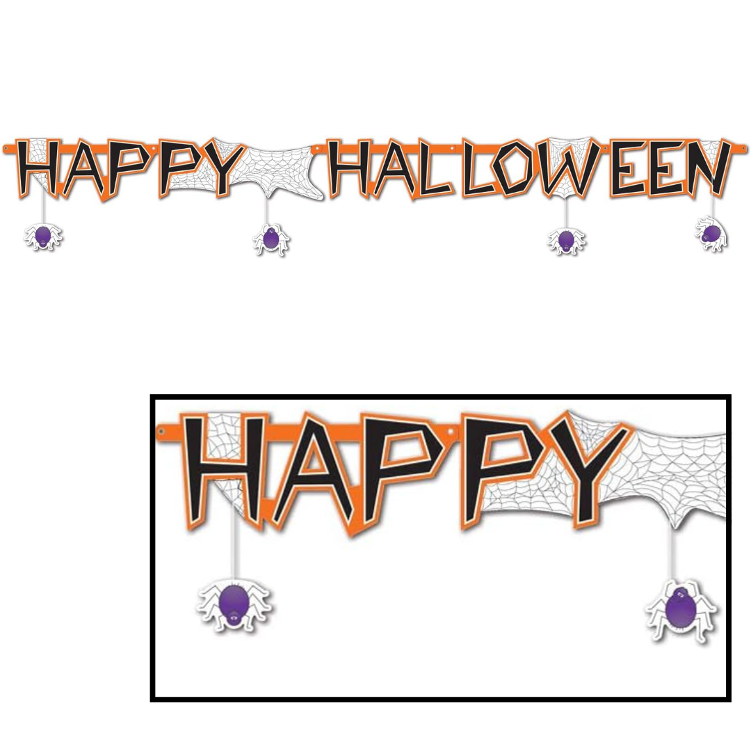 Happy Halloween Banner 10x72" (x1u)