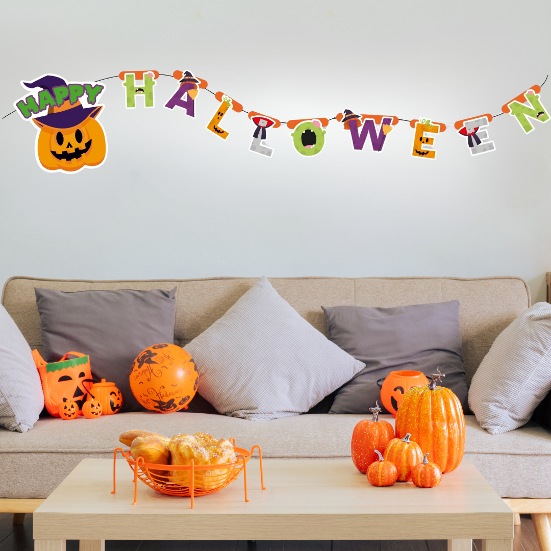 Letrero Halloween Calabaza (x1u)