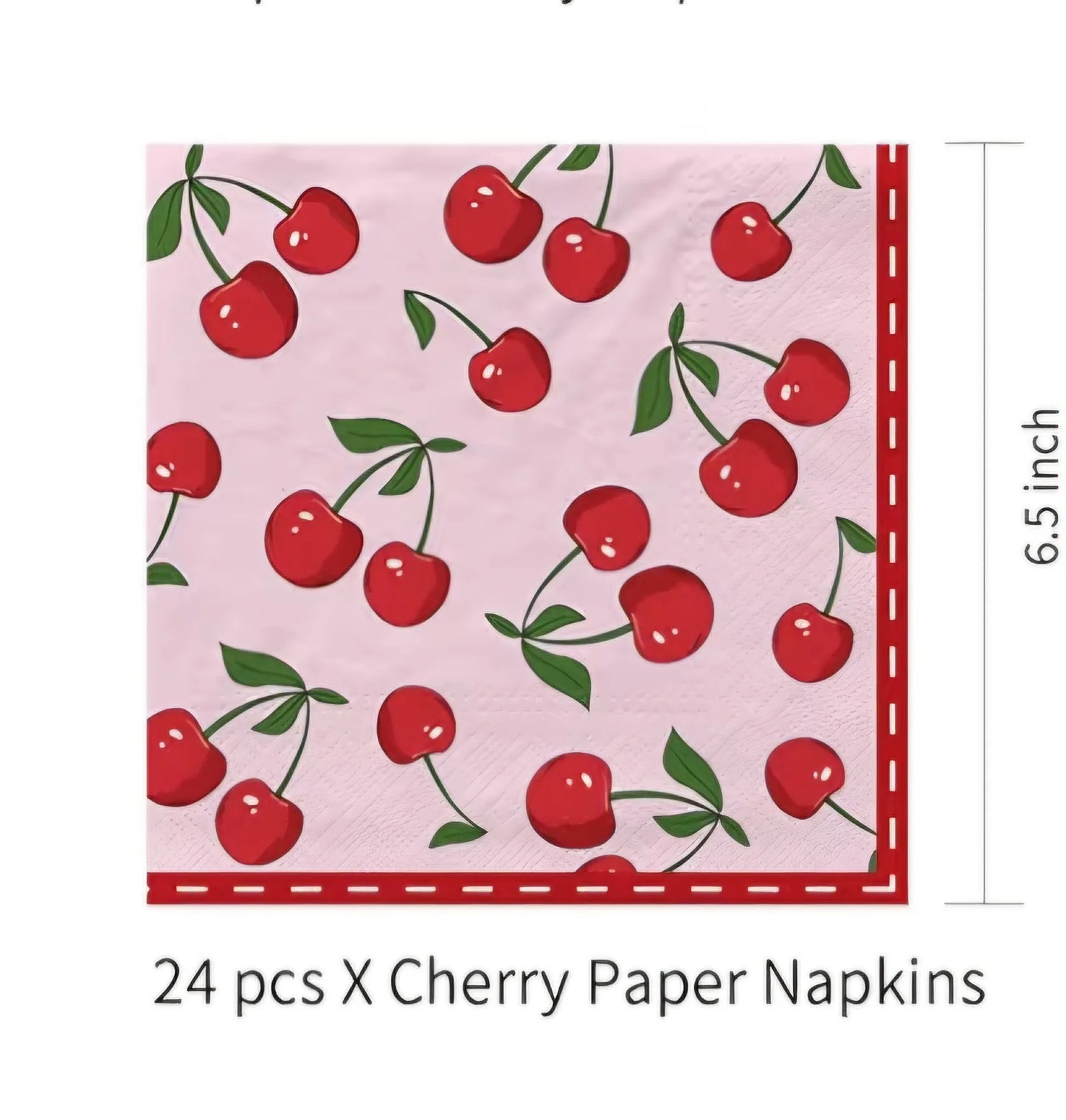 Cherry Party Lunch Napkins (x20u)