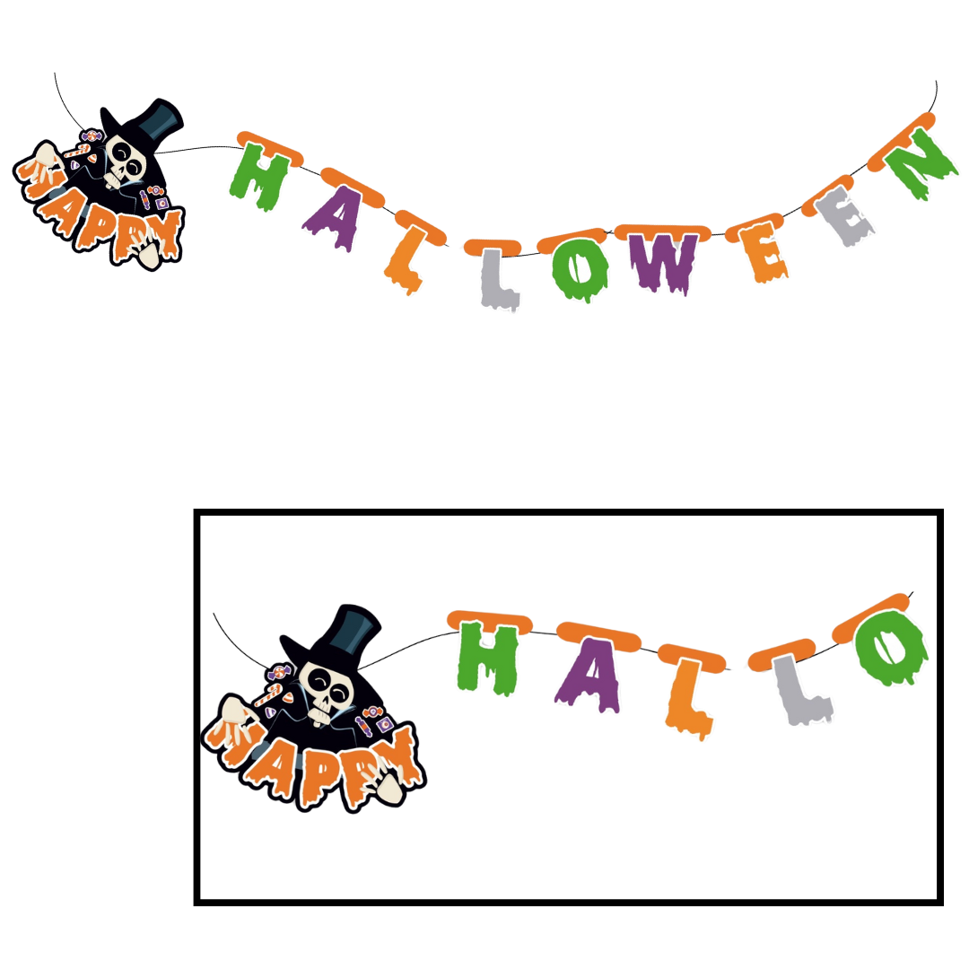Letrero Halloween Calavera (x1u)