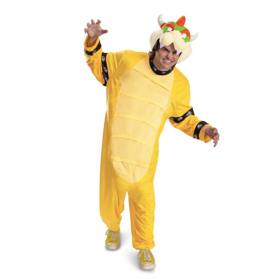 Bowser Hooded Jumpsuit Adult L/XL