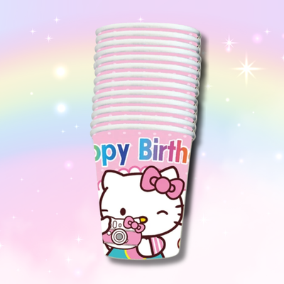 Hello kitty Photo Vasos (x10u)