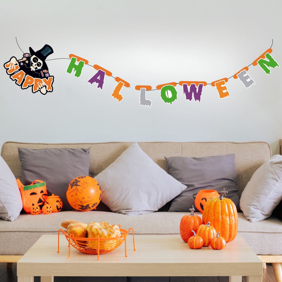 Letrero Halloween Calavera (x1u)