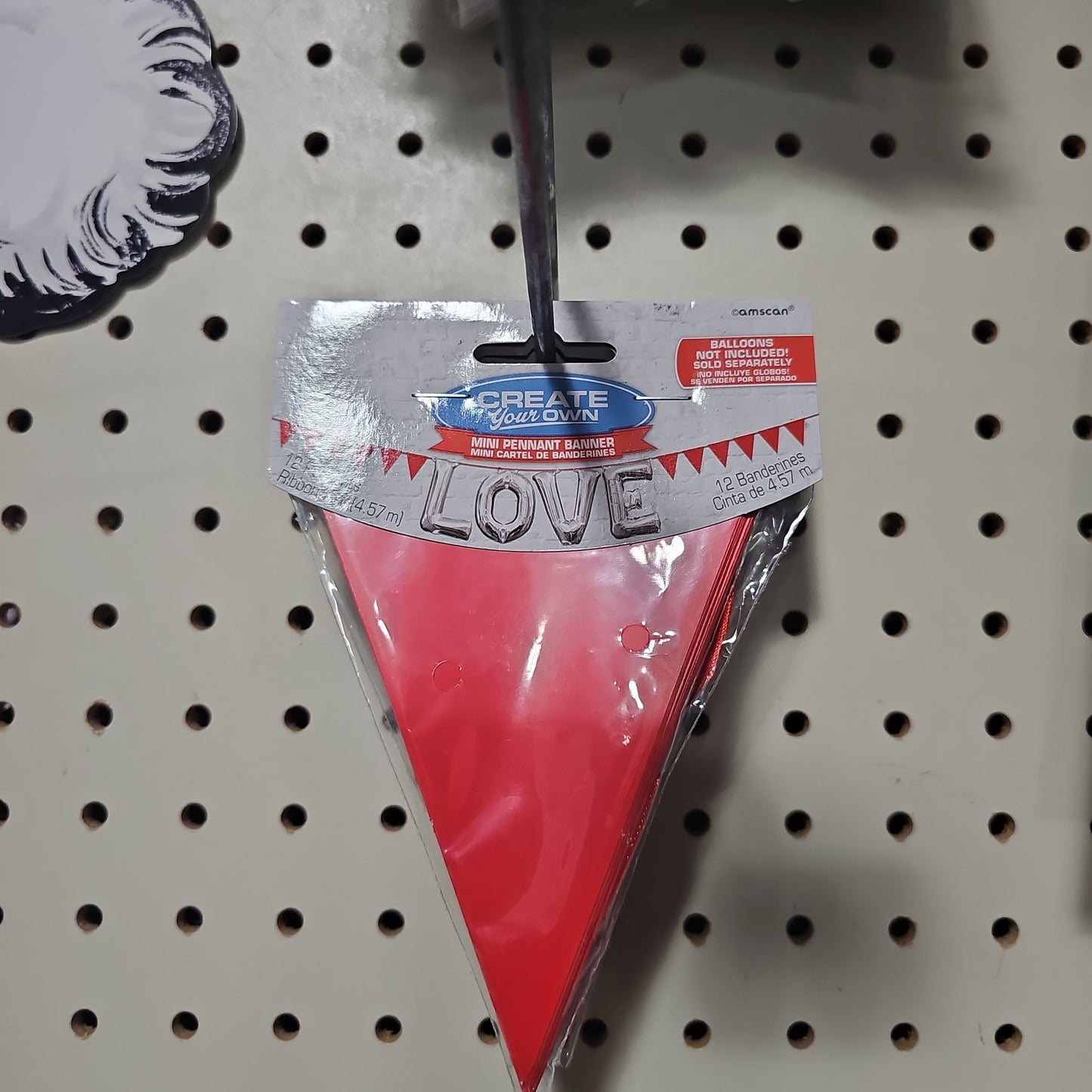 Mini Pennant Banner Red