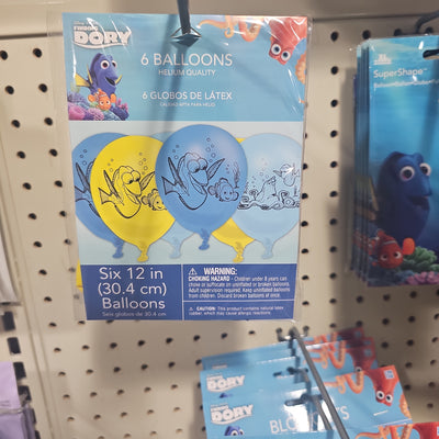 FINDING DORY LATEX BALLOONS