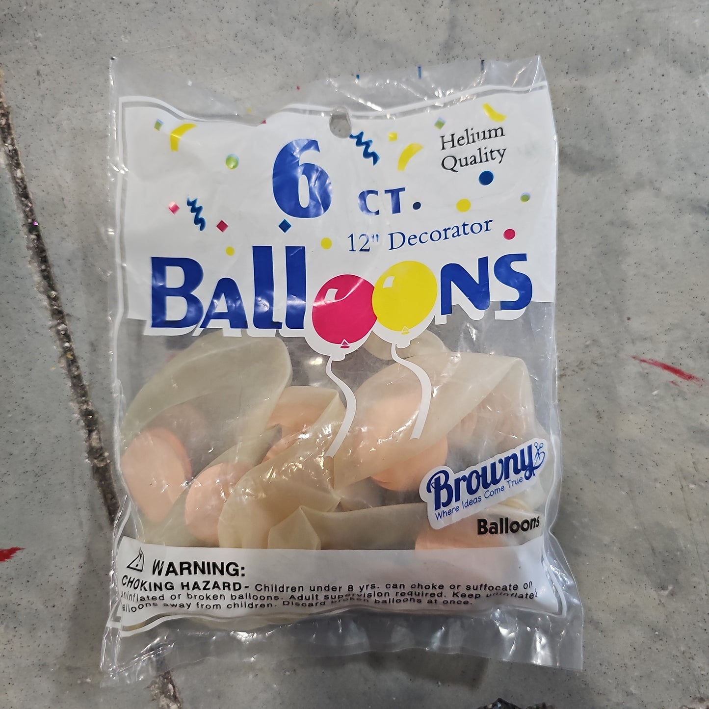 Globos 12" RGD 6pcs 612CLRGD