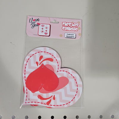 Cadeneta Decorativa x Ud Línea Love San Valentín