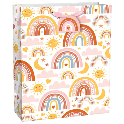 Retro Rainbow Super Large Bag w/ hang tag