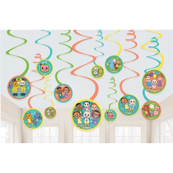 Espirales Decorativos Cocomelon (x12u)