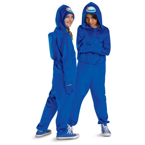 Blue Impostor Hooded Jumpsuit Classic Child L (10-12)