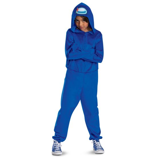 Blue Impostor Hooded Jumpsuit Classic Child L (10-12)