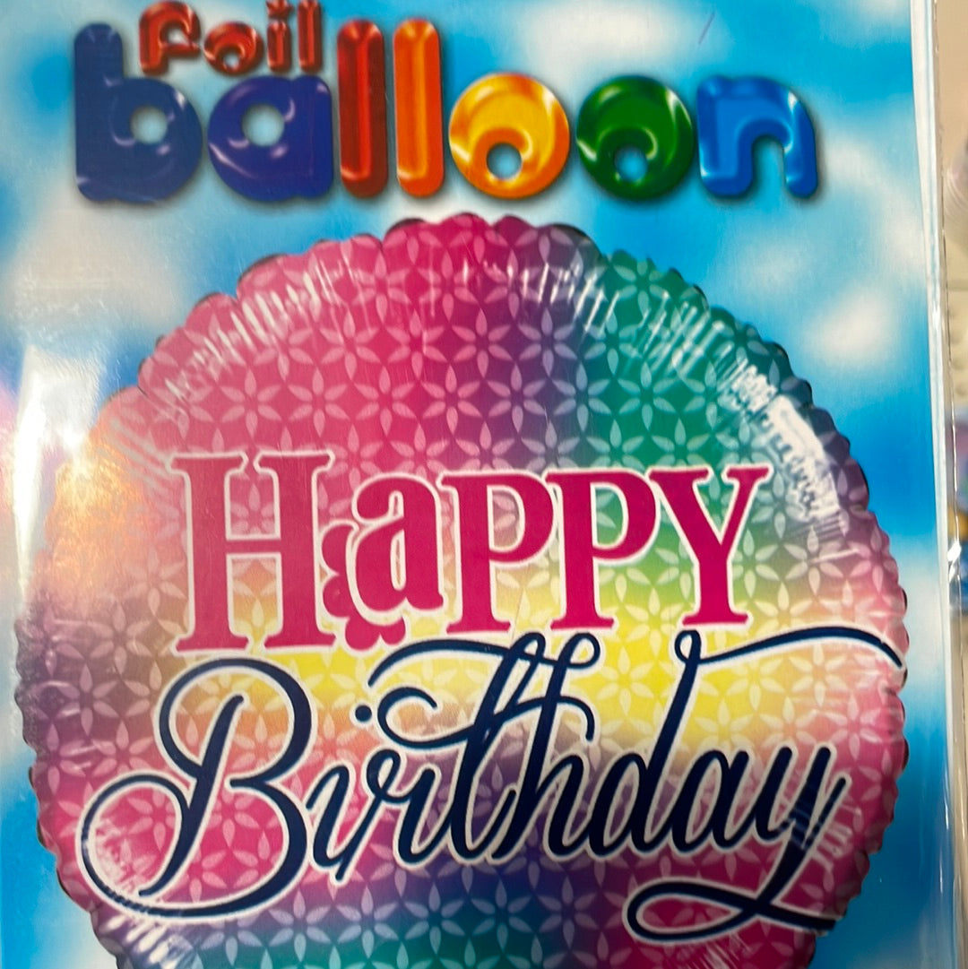 Happy Birthday Foil Balloon
