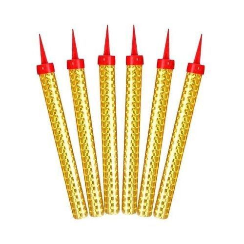 Party Candles Gold SMALL (x6u)