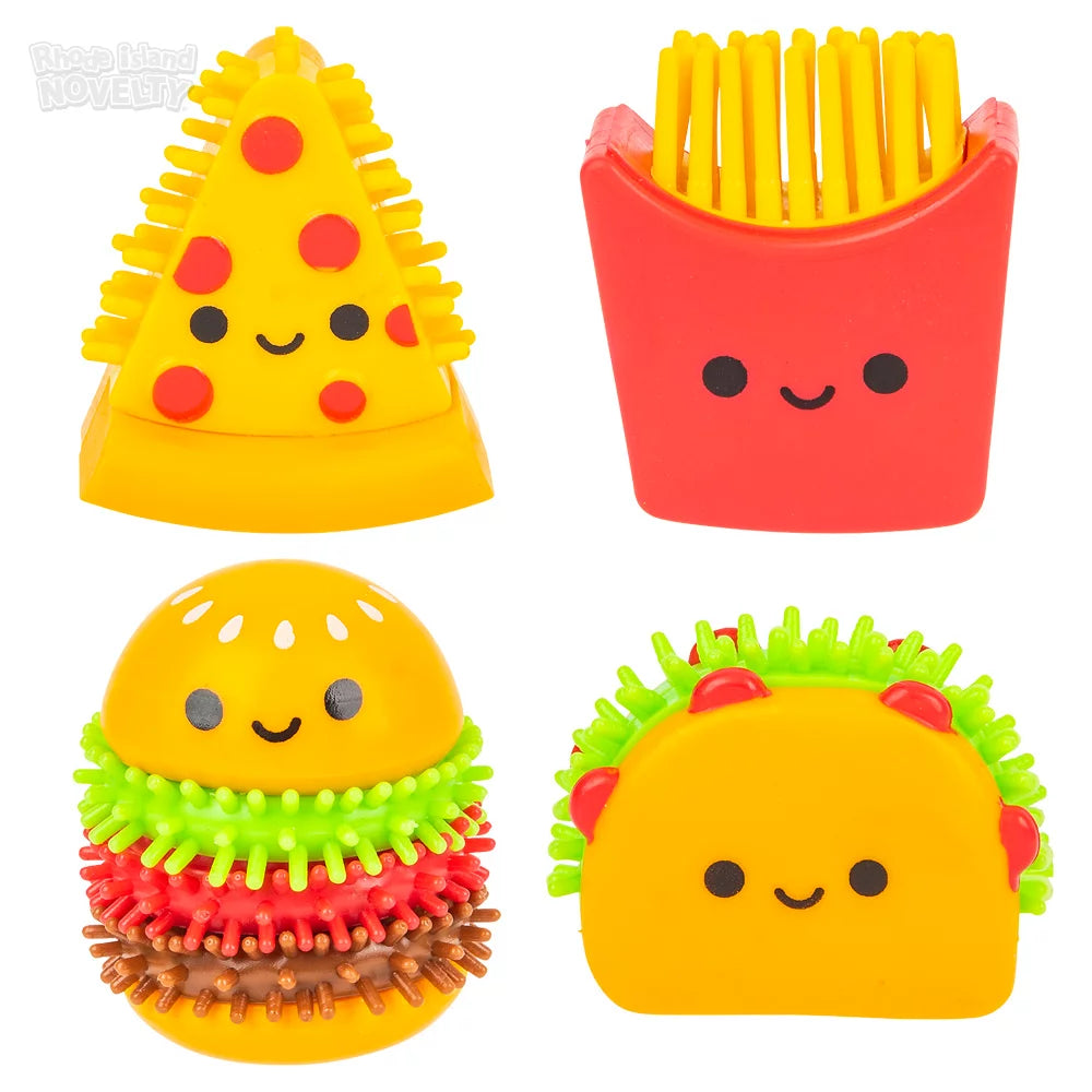 2" Spiky Fast Food x 6 Unidades