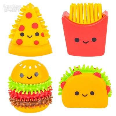 2" Spiky Fast Food x 6 Unidades