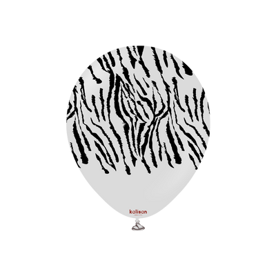 Kalisan Balloons 12" Safari Tiger Smoke