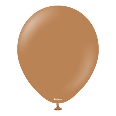 Kalisan Balloons 5" Caramel Brown 100ct