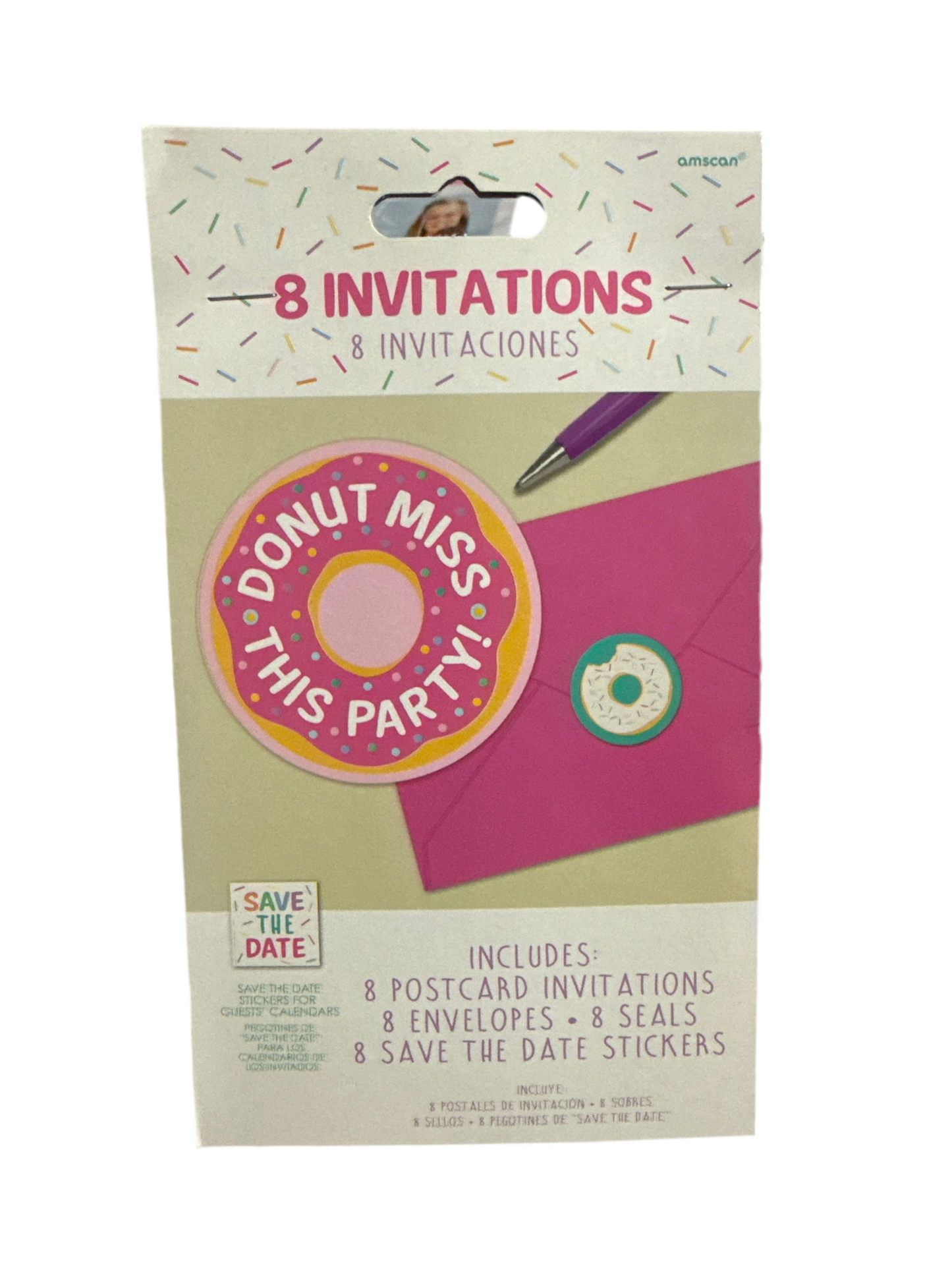 Donut Miss This Party Invitations (x8u)