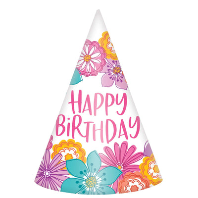 Pretty Petal Birthday Cone Hat