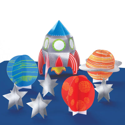 Space Blast Off Birthday Table Centerpiece Decorating Kit