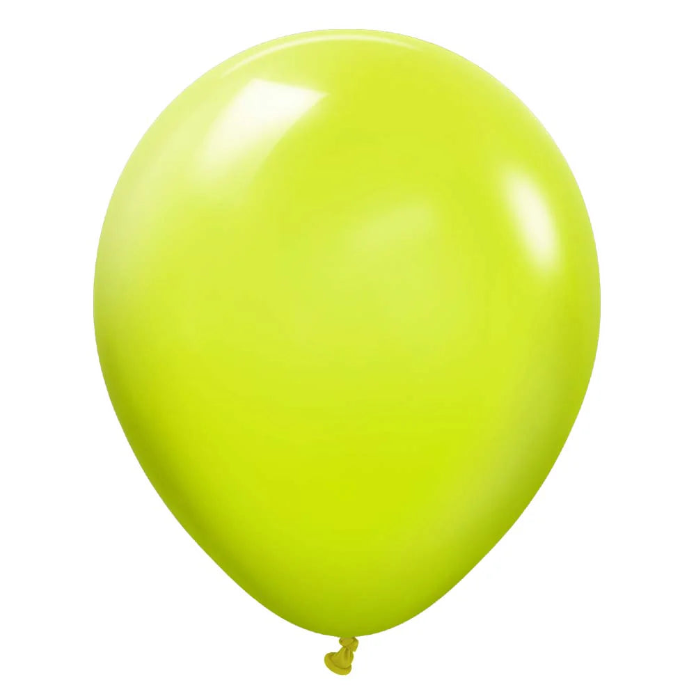 Kalisan Balloons 12” Standard Lime Green 50ct