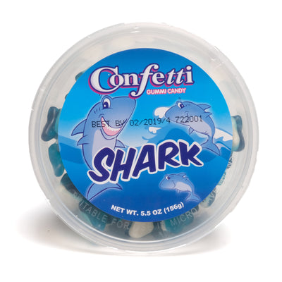 Confetti Gummy Sharks 5.3oz